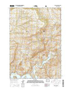 Eagle Rock Oregon Current topographic map, 1:24000 scale, 7.5 X 7.5 Minute, Year 2014