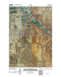 Echo Oregon Historical topographic map, 1:24000 scale, 7.5 X 7.5 Minute, Year 2011