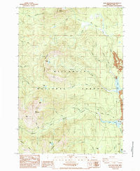 Echo Mountain Oregon Historical topographic map, 1:24000 scale, 7.5 X 7.5 Minute, Year 1984