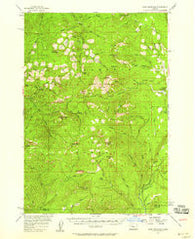 Echo Mountain Oregon Historical topographic map, 1:62500 scale, 15 X 15 Minute, Year 1955