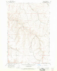 Echo SE Oregon Historical topographic map, 1:24000 scale, 7.5 X 7.5 Minute, Year 1968