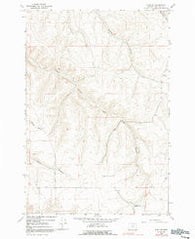 Echo SE Oregon Historical topographic map, 1:24000 scale, 7.5 X 7.5 Minute, Year 1968