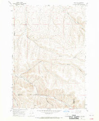 Echo SW Oregon Historical topographic map, 1:24000 scale, 7.5 X 7.5 Minute, Year 1968