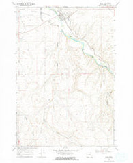 Echo Oregon Historical topographic map, 1:24000 scale, 7.5 X 7.5 Minute, Year 1968