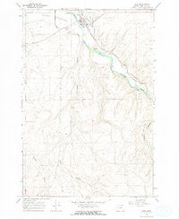 Echo Oregon Historical topographic map, 1:24000 scale, 7.5 X 7.5 Minute, Year 1968