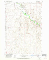 Echo Oregon Historical topographic map, 1:24000 scale, 7.5 X 7.5 Minute, Year 1968