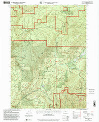 Eden Valley Oregon Historical topographic map, 1:24000 scale, 7.5 X 7.5 Minute, Year 1998