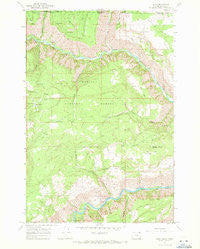 Eden Oregon Historical topographic map, 1:24000 scale, 7.5 X 7.5 Minute, Year 1967