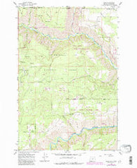 Eden Oregon Historical topographic map, 1:24000 scale, 7.5 X 7.5 Minute, Year 1967