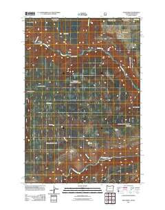 Eden Ridge Oregon Historical topographic map, 1:24000 scale, 7.5 X 7.5 Minute, Year 2011