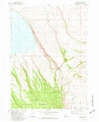 Egli Rim Oregon Historical topographic map, 1:24000 scale, 7.5 X 7.5 Minute, Year 1982