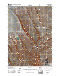 Egli Rim Oregon Historical topographic map, 1:24000 scale, 7.5 X 7.5 Minute, Year 2011