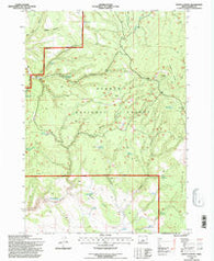 Egypt Canyon Oregon Historical topographic map, 1:24000 scale, 7.5 X 7.5 Minute, Year 1992