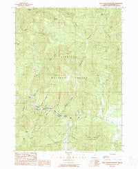 Eight Dollar Mountain Oregon Historical topographic map, 1:24000 scale, 7.5 X 7.5 Minute, Year 1989