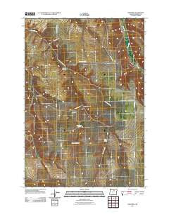 Eightmile Oregon Historical topographic map, 1:24000 scale, 7.5 X 7.5 Minute, Year 2011