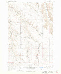 Eightmile Oregon Historical topographic map, 1:24000 scale, 7.5 X 7.5 Minute, Year 1968