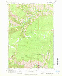 Elbow Creek Oregon Historical topographic map, 1:24000 scale, 7.5 X 7.5 Minute, Year 1967