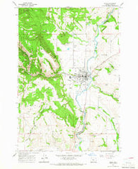 Elgin Oregon Historical topographic map, 1:24000 scale, 7.5 X 7.5 Minute, Year 1964
