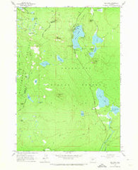 Elk Lake Oregon Historical topographic map, 1:24000 scale, 7.5 X 7.5 Minute, Year 1963
