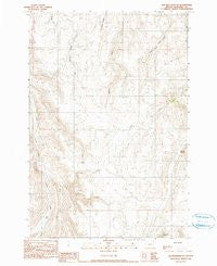 Elk Mountain SE Oregon Historical topographic map, 1:24000 scale, 7.5 X 7.5 Minute, Year 1990