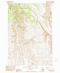 Elk Mountain Oregon Historical topographic map, 1:24000 scale, 7.5 X 7.5 Minute, Year 1990