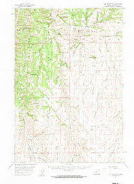 Elk Mountain Oregon Historical topographic map, 1:62500 scale, 15 X 15 Minute, Year 1957