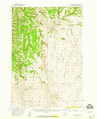 Elk Mountain Oregon Historical topographic map, 1:62500 scale, 15 X 15 Minute, Year 1957