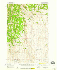 Elk Mountain Oregon Historical topographic map, 1:62500 scale, 15 X 15 Minute, Year 1957