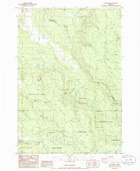 Elk Prairie Oregon Historical topographic map, 1:24000 scale, 7.5 X 7.5 Minute, Year 1985