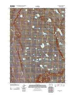 Elk Butte Oregon Historical topographic map, 1:24000 scale, 7.5 X 7.5 Minute, Year 2011