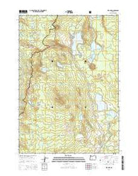 Elk Lake Oregon Current topographic map, 1:24000 scale, 7.5 X 7.5 Minute, Year 2014