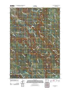 Elk Prairie Oregon Historical topographic map, 1:24000 scale, 7.5 X 7.5 Minute, Year 2011