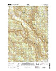Elk Prairie Oregon Current topographic map, 1:24000 scale, 7.5 X 7.5 Minute, Year 2014