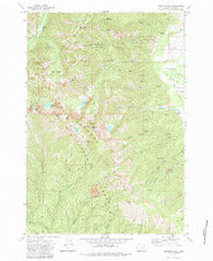 Elkhorn Peak Oregon Historical topographic map, 1:24000 scale, 7.5 X 7.5 Minute, Year 1972