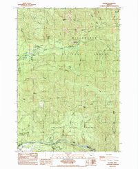Elkhorn Oregon Historical topographic map, 1:24000 scale, 7.5 X 7.5 Minute, Year 1985