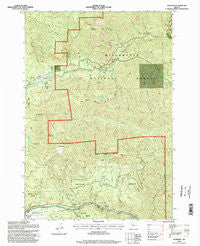 Elkhorn Oregon Historical topographic map, 1:24000 scale, 7.5 X 7.5 Minute, Year 1994