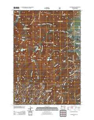 Elkhorn Peak Oregon Historical topographic map, 1:24000 scale, 7.5 X 7.5 Minute, Year 2011