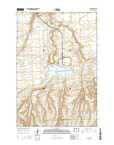Ella Oregon Current topographic map, 1:24000 scale, 7.5 X 7.5 Minute, Year 2014