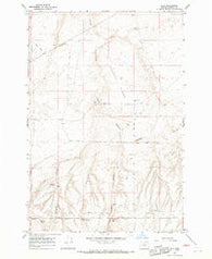 Ella Oregon Historical topographic map, 1:24000 scale, 7.5 X 7.5 Minute, Year 1968