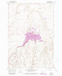 Ella Oregon Historical topographic map, 1:24000 scale, 7.5 X 7.5 Minute, Year 1968