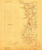 Elmira Oregon Historical topographic map, 1:62500 scale, 15 X 15 Minute, Year 1922