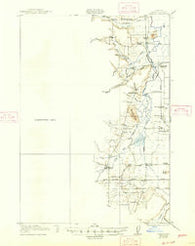 Elmira Oregon Historical topographic map, 1:62500 scale, 15 X 15 Minute, Year 1922