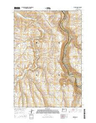 Emerson Oregon Current topographic map, 1:24000 scale, 7.5 X 7.5 Minute, Year 2014