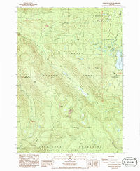 Emigrant Butte Oregon Historical topographic map, 1:24000 scale, 7.5 X 7.5 Minute, Year 1986