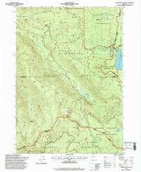 Emigrant Butte Oregon Historical topographic map, 1:24000 scale, 7.5 X 7.5 Minute, Year 1997
