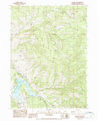 Emigrant Lake Oregon Historical topographic map, 1:24000 scale, 7.5 X 7.5 Minute, Year 1983