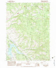 Emigrant Lake Oregon Historical topographic map, 1:24000 scale, 7.5 X 7.5 Minute, Year 1983
