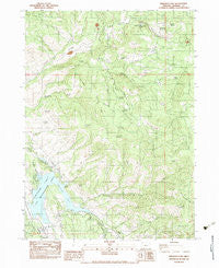 Emigrant Lake Oregon Historical topographic map, 1:24000 scale, 7.5 X 7.5 Minute, Year 1983