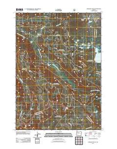 Emigrant Butte Oregon Historical topographic map, 1:24000 scale, 7.5 X 7.5 Minute, Year 2011