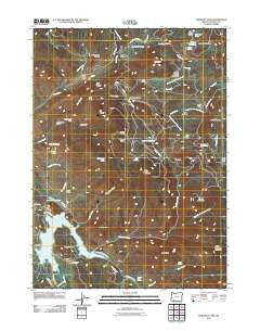 Emigrant Lake Oregon Historical topographic map, 1:24000 scale, 7.5 X 7.5 Minute, Year 2011